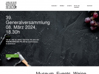 weinbau-museum.ch Webseite Vorschau