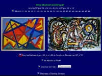 abstract-painting.de Webseite Vorschau