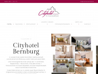 cityhotel-bernburg.de Webseite Vorschau