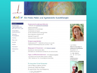 freiesmalen-kunsttherapie.de Webseite Vorschau