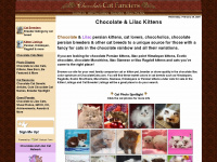 chocolatecats.com Webseite Vorschau