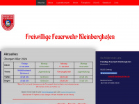ff-kleinberghofen.de Webseite Vorschau