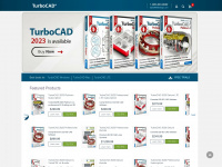turbocad.com Webseite Vorschau