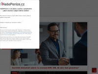 nasepenize.cz Webseite Vorschau