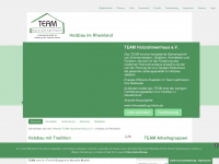 team-holzrahmenhaus.de Webseite Vorschau