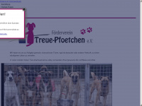treue-pfoetchen.de Webseite Vorschau