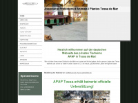 apap-tossa.de Webseite Vorschau