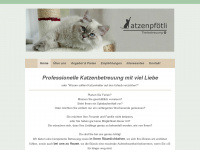 katzenpfoetli.ch Webseite Vorschau