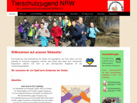 tierschutzjugend-nrw.de Webseite Vorschau