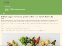 culinaria-vegan.de Webseite Vorschau