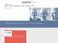 samw.ch Webseite Vorschau