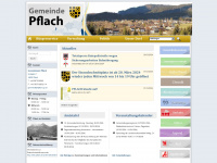 pflach.at Webseite Vorschau