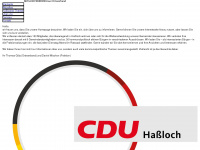cdu-hassloch.de Webseite Vorschau