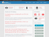 oeh-salzburg.at Webseite Vorschau