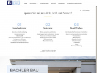 bachler-bau.de Webseite Vorschau