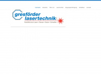 gresfoerder-lasertechnik.de Webseite Vorschau