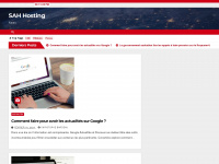 sahhosting.com Webseite Vorschau