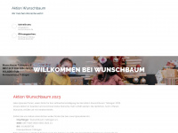 aktion-wunschbaum.de Webseite Vorschau