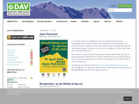 alpenverein-gapa.de Webseite Vorschau