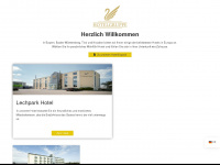 lechpark-hotel.de Webseite Vorschau