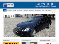 taxi-zentrale.ch Webseite Vorschau