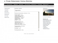 wetterstation-zwickau.de Webseite Vorschau