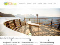 seilbahn-hochmuth.it Webseite Vorschau