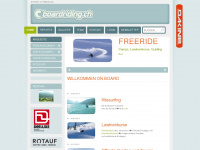 boardriding.ch Webseite Vorschau