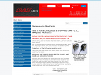 maxparts.biz Webseite Vorschau