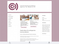 clarecommunications.de Webseite Vorschau