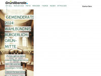 be.grunliberale.ch Webseite Vorschau