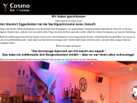 cosmo-bar.de Webseite Vorschau