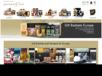 gift-baskets-europe.com Webseite Vorschau