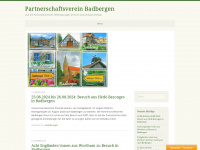 partnerschaftsverein-badbergen.de Webseite Vorschau