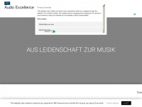 audio-excellence.de Webseite Vorschau