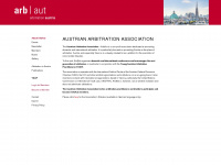 arbitration-austria.at Webseite Vorschau