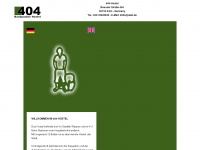 404-hostel.de Webseite Vorschau