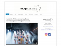 magic-dancers-gruentegernbach.de Webseite Vorschau