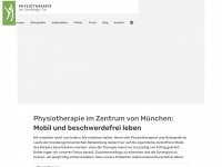 physiotherapie-sendlinger-tor.de Webseite Vorschau