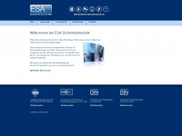 esa-sicherheitstechnik.de Webseite Vorschau