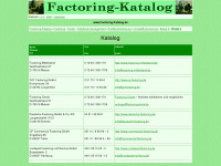 factoring-suche.de Webseite Vorschau