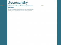 jacomansky.de Webseite Vorschau