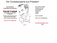 comedyprogramm.de Webseite Vorschau