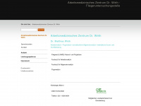 fliegerarzt-schoenefeld.de Webseite Vorschau