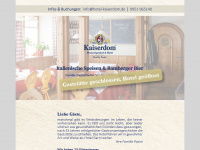 hotel-kaiserdom.de Webseite Vorschau