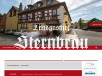 landgasthof-sternbraeu.de Webseite Vorschau