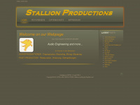 stallion-productions.de Webseite Vorschau