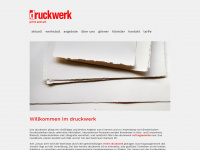 druckwerk.ch Webseite Vorschau