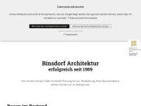 binsdorf.com Webseite Vorschau