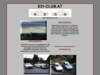 e31-club.at Webseite Vorschau